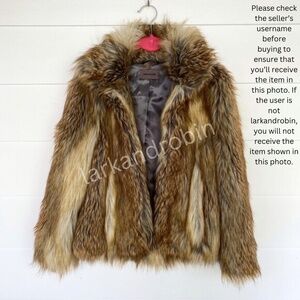 Zadig & Voltaire Fame Faux Fur Jacket Small
